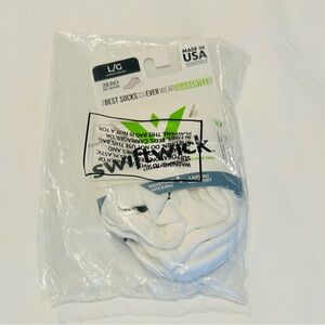 New Swiftwick Mens White Aspire No Show Socks (Multiple Pairs)